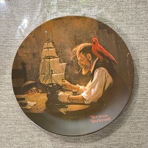 Norman Rockwell “The Ship Builder” Plate